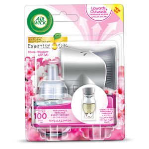 Airwick Essential Oils Diffuser + Cherry Blossom 19ml