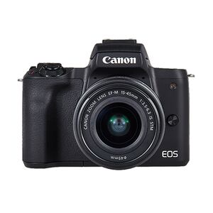 Canon Mirrorless Camera EOS M50 Mark II EF-M15-45mm IS Lens + Vlogger Kit Expo