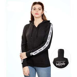 Sports Inc Women's Sports Jacket Black Melange VJ-156 XX-Large