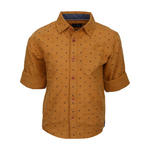 Eten Boys Shirt Long Sleeve BLD-684-Gold 4Y