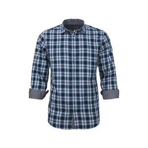 Twills Men's Casual Shirt Long Sleeve-MT6443, Large