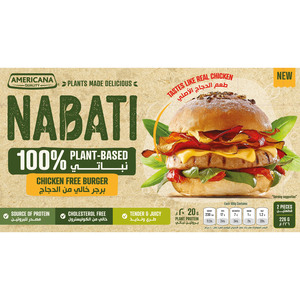 Americana Nabati Plant-Based Chicken Free Burger 2pcs