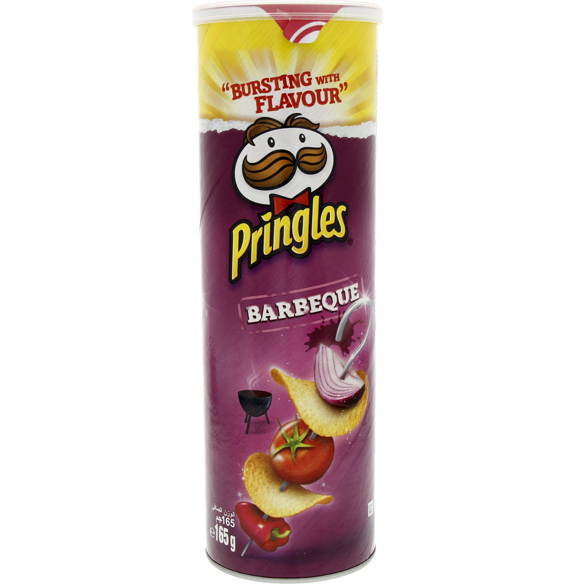 Pringles Barbeque Chips 165g | Potato Canister | Lulu Kuwait