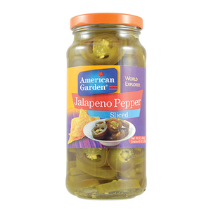 American Garden Jalapeño Peppers-Sliced 454g