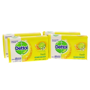 Dettol Anti-Bacterial Soap Fresh 165g x 4pcs