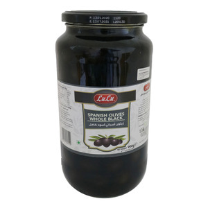 Lulu Black Olives Plain 550g