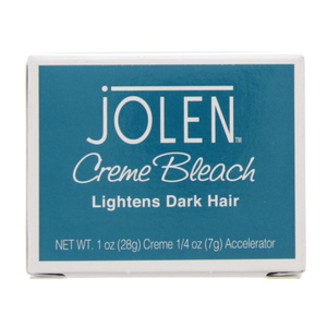 Jolen Creme Bleach Lightens Dark Hair Creme 28g + Accelerator 7g