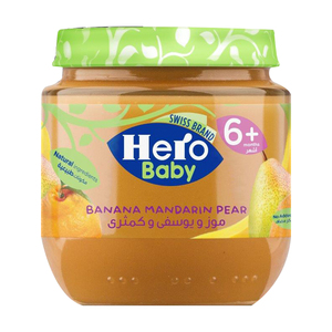 Hero Baby Banana Mandarin pear 125g