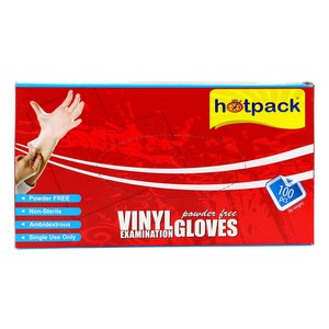 Hotpack Disposable Vinyl Gloves 100pcs