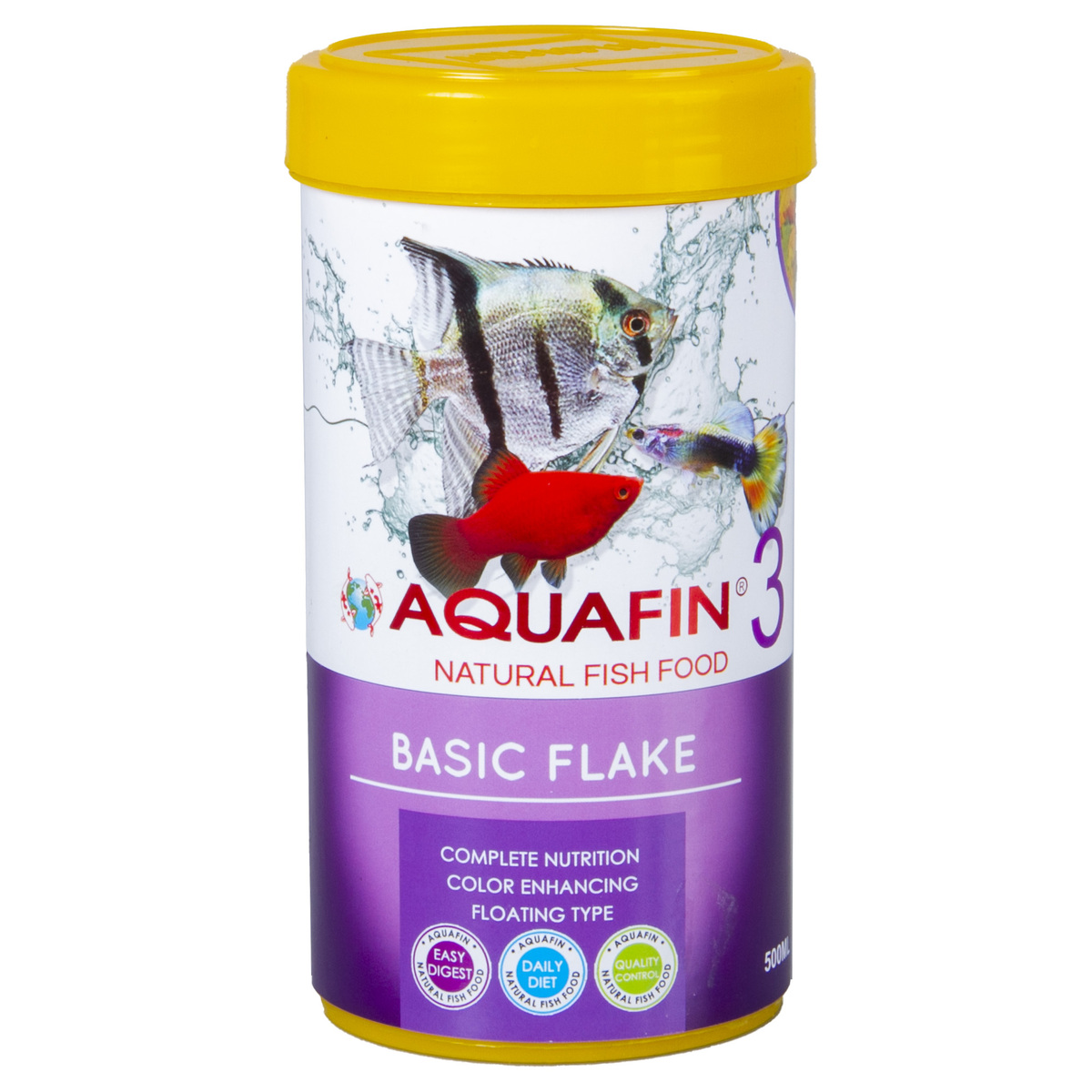 Aquafin Basic Flake Fish Food 500ml