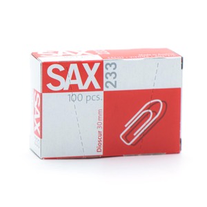 Sax Paper Clip 233-30mm 100's