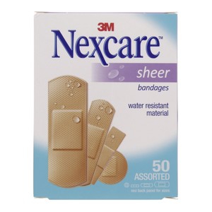 Nexcare Sheer Bandages 50pcs