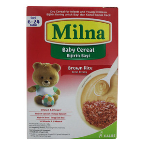 Milna Baby Cereal Brown Rice & Banana 120g