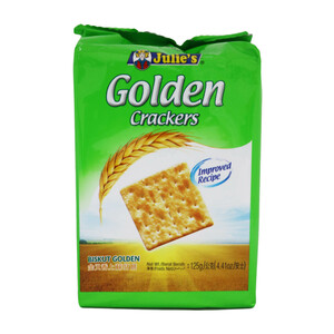 Julies Golden Crackers 125g