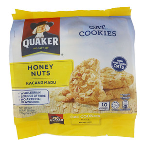 Quaker Honey Nuts Oats Cookies 270g