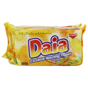 Daia Washing Bar Soap Lemon 3 x 150g