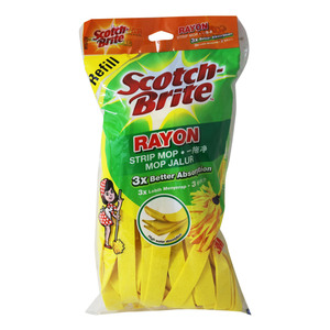 Scotch Brite Absorption Rayon Strip Mop Refill Yellow