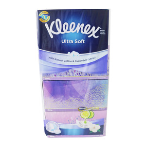 Kleenex Facial Tissue Natural Gentla Clean Fly 3Ply 4 x 110sheets
