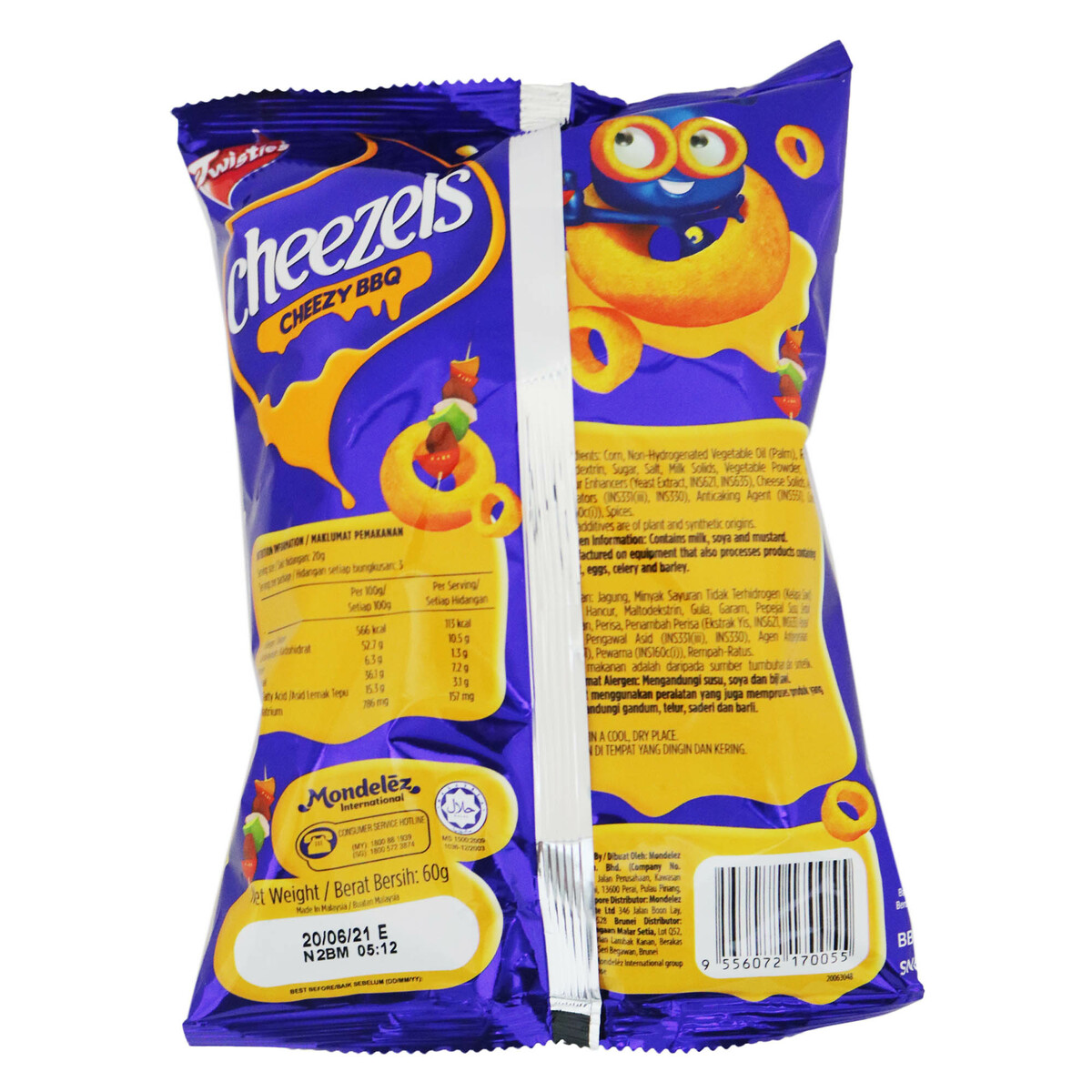 Cheezels Bbq Cheese 60g