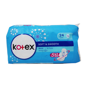 Kotex Soft Side Maxi Wing 16 Counts