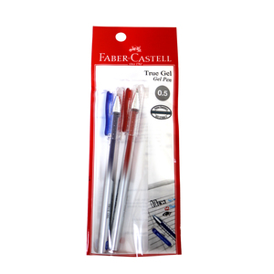 Faber Castell Gel Pen True 0.5Mm 1Blue/1Red