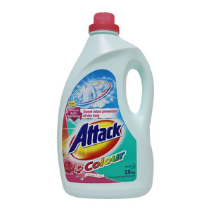 Attack Colour Liquid Detergent 3.6Litre