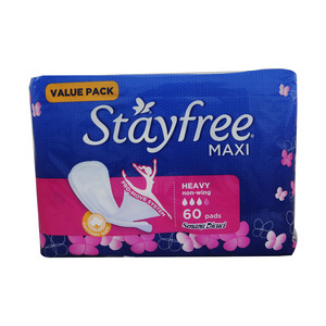 Stayfree Maxi Senag Dicuci Nonwings 3 x 20 Counts
