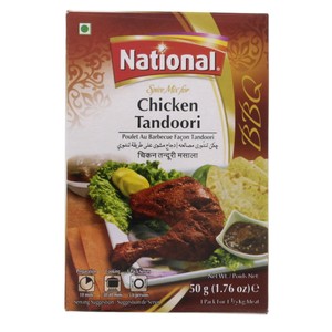 National Chicken Tandoori Spice Mix 50g