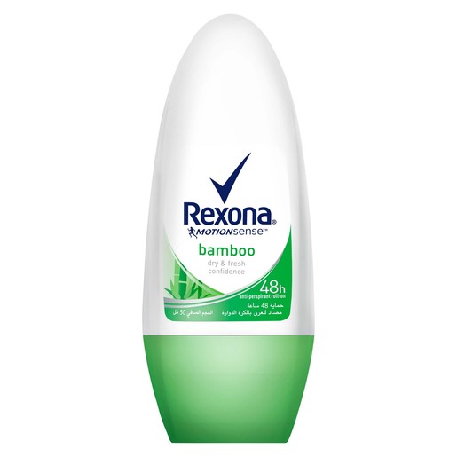 Buy Rexona Women Antiperspirant Roll-On Bamboo Dry, 50ml Online - Lulu ...
