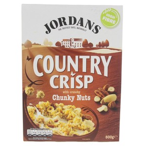 Jordan's Country Crisp With Crunchy Chunky Nuts 500g