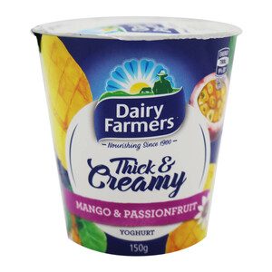 Dairy Farmers Thick & Creamy Mango Passion Fruit 150g