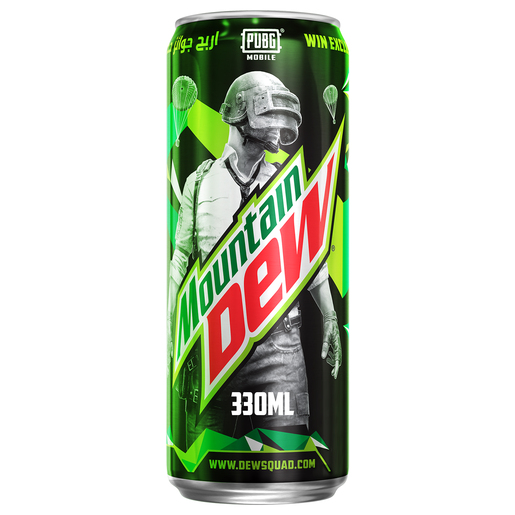 Buy Mountain Dew Carbonated Soft Drink Pubg Special Edition Can 6 x 330ml  Online - Lulu Hypermarket KSA