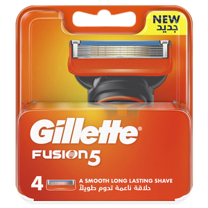 Gillette Fusion 5 Men's Razor Blade Refills 4pcs