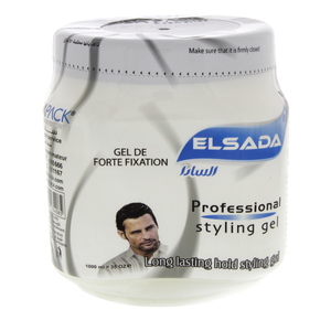 Elsada Professional Styling Hair Gel Silver 1Litre