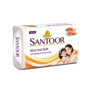 Santoor Soap White  Sandal & Almond Milk 175g
