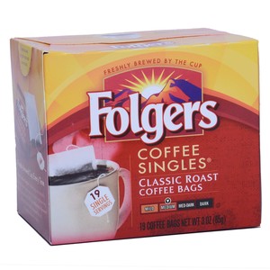 Folgers Classic Roast Coffee Bags 19pcs
