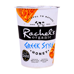 Rachel's Organic Greek Style Honey Bio Live Yogurt 450g