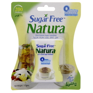 Sugar Free Natura Zero Calorie Sugar Substitute  Pellets 200's