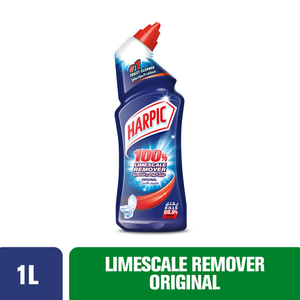 Harpic Toilet Cleaner Liquid Limescale Remover Original 1Litre