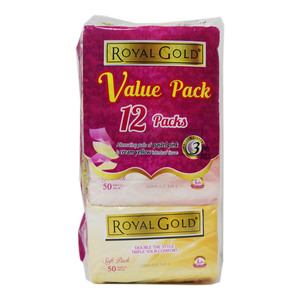 Royal Gold Soft Pack Tissue12 x 50sheets