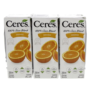 Ceres Orange Juice 200ml x 6 Pieces