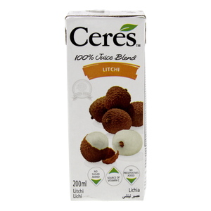Ceres Litchi Juice 200ml x 6 Pieces