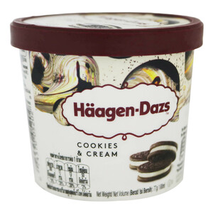 Haagen Dazs Cookies & Cream Ice Cream 100ml