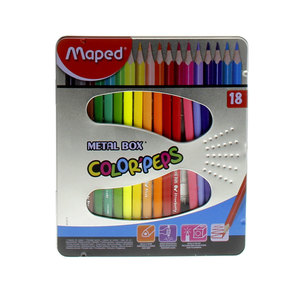 Maped 18-color Pencil Metal Box8320115