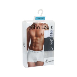 John Louis Men's Under Shorts 1x3 Pack Extra-Large Assorted Colors