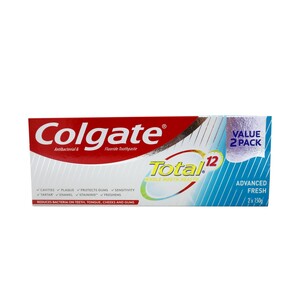 Colgate Toothpaste Total Advanced Fresh 2x150g