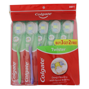 Colgate Tooth Brush Twister Soft Buy3 Free2