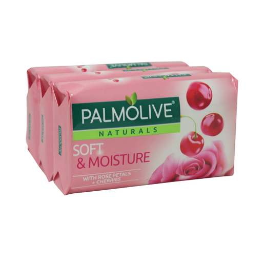 Buy Palmolive Bath Soap Soft & Moisture 3 x 80g Online - Lulu