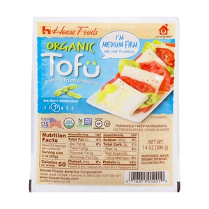House Organic Tofu Medium Firm 396g