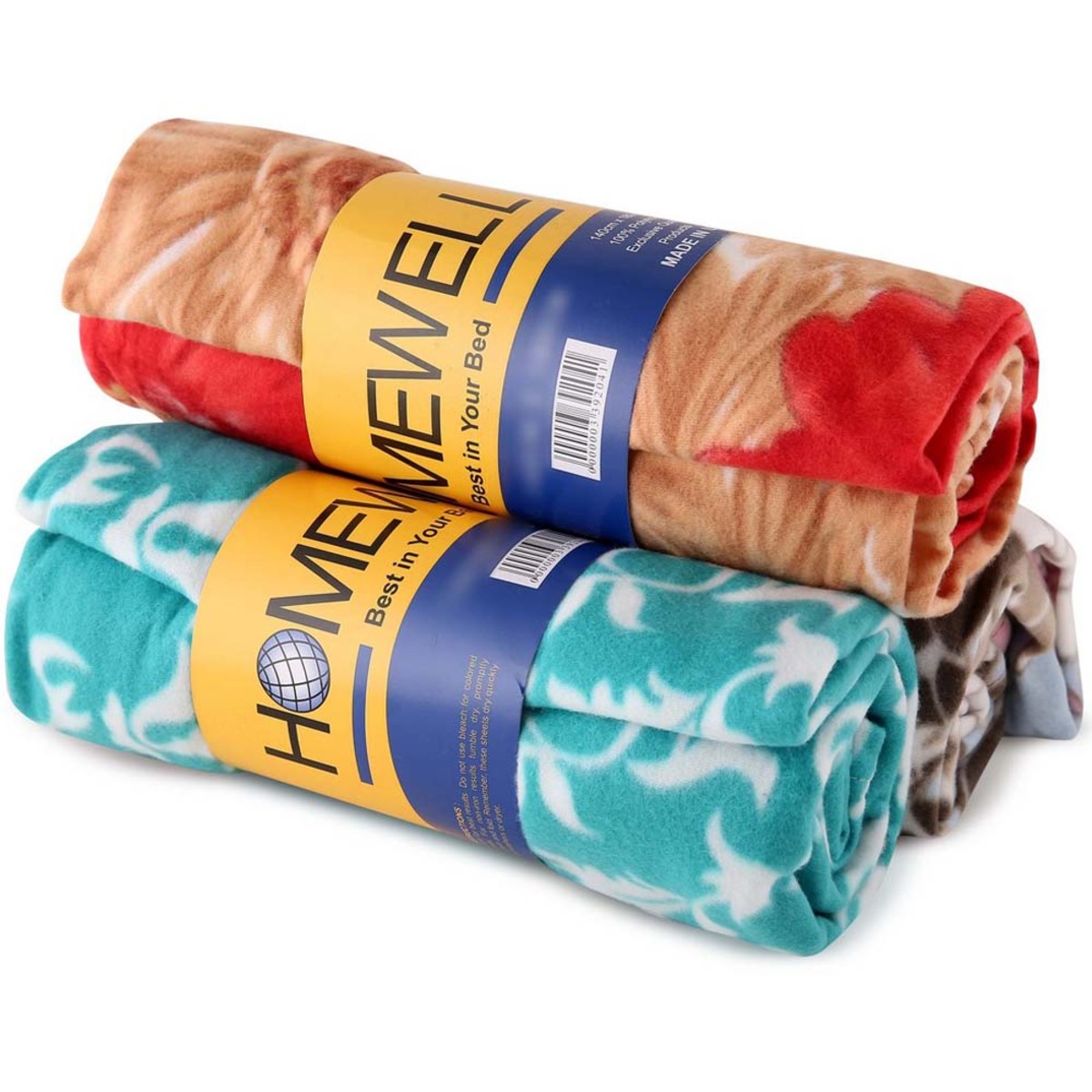 Homewell Fleece Blanket Double 200x220cm 1PC